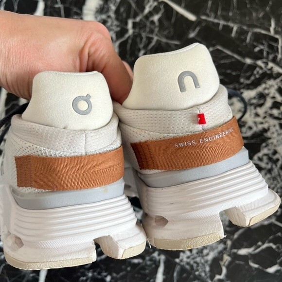 ON Running Couldnova Sneakers in White Pearl  7 - Picture 6 of 16